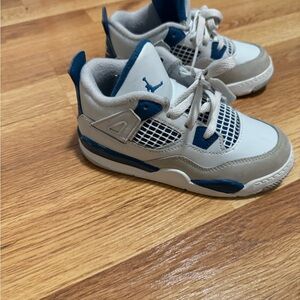 Jordan Blue and White Sneakers